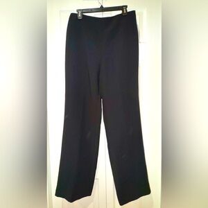 Zoey brand Black High rise Wide Leg zipper back closure Pants. Size 12 NWT